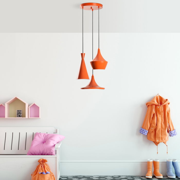 Opviq Lámpara de araña Tom - 3556 - Naranja